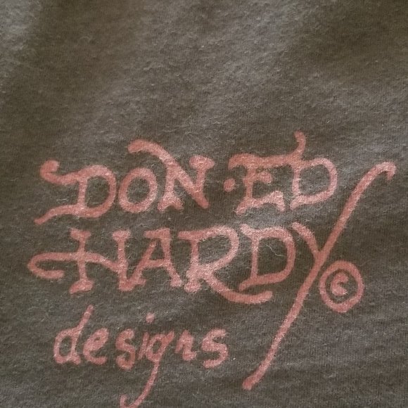 Ed Hardy Christian Audigier. Rare Vintage collectible t-shirt . With cry… - Picture 11 of 11